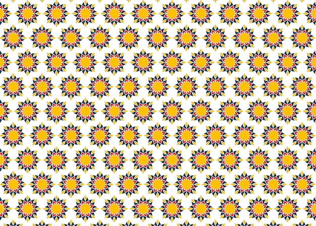 Patrón decorativo repetitivo ideal para el arte de la pared o los textiles