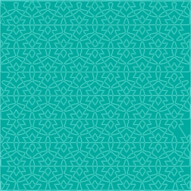 Patrón decorativo de la silueta de un círculo triangular Fondo geométrico Dibujo lineal de garabato
