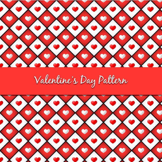 patrón del día de san valentín