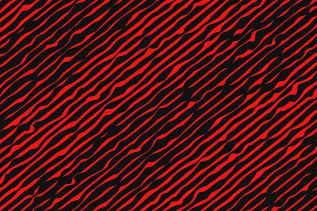 Patrón diagonal de corteza de árbol o textura de madera con rojo sobre fondo negro