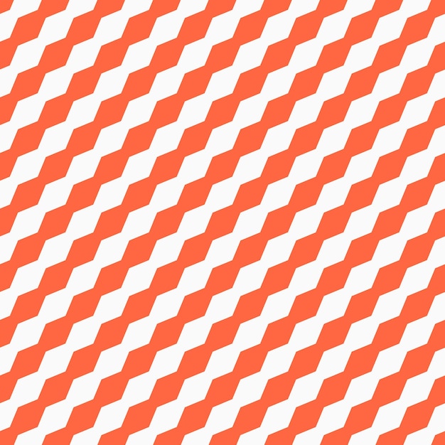 Patrón diagonal naranja y blanco