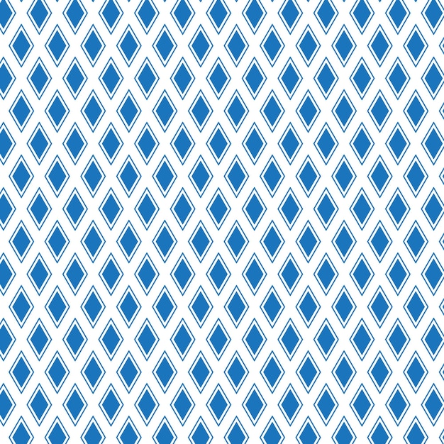 el patrón de diamante azul sobre el fondo blanco