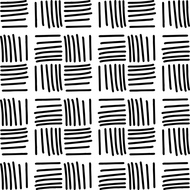 Patrón dibujado a mano geométrico abstracto sin fisuras