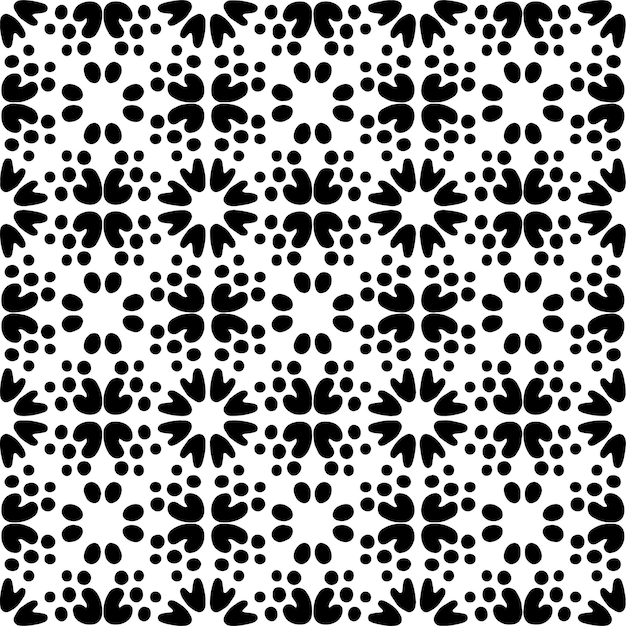 Vector patrón dibujado a mano geométrico abstracto sin fisuras