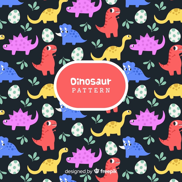 Patrón de dinosaurios