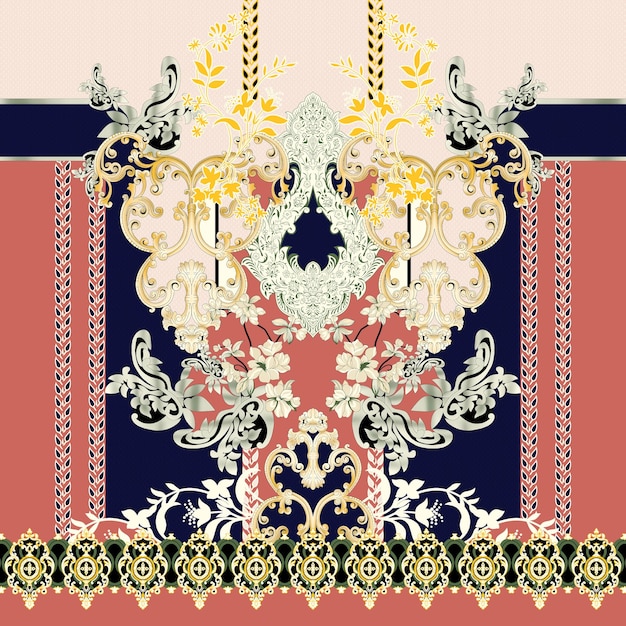 Patrón de diseño de camisa digital y textil