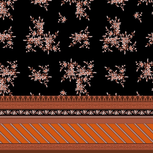 Patrón de diseño de camisa digital y textil