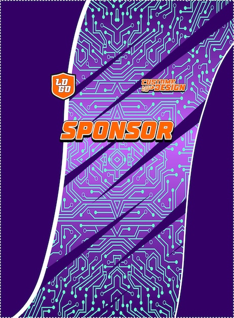 patrón de diseño de la camiseta