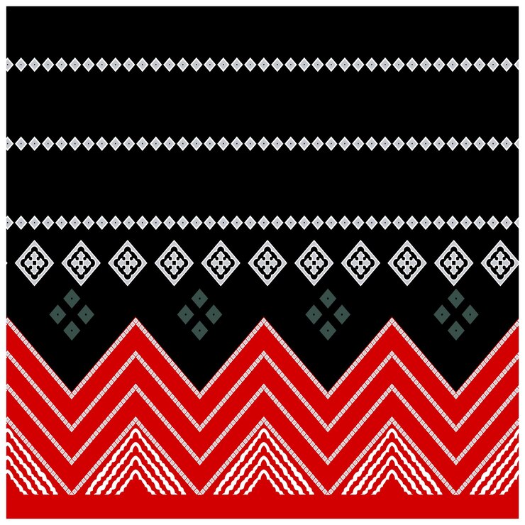 Patrón de diseño digital y textil.