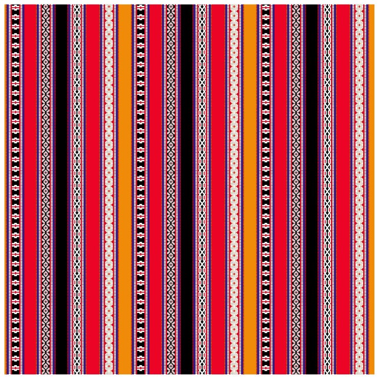 Patrón de diseño digital y textil.