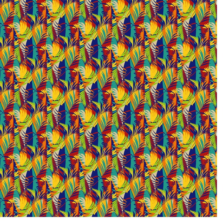 Patrón de diseño digital y textil.