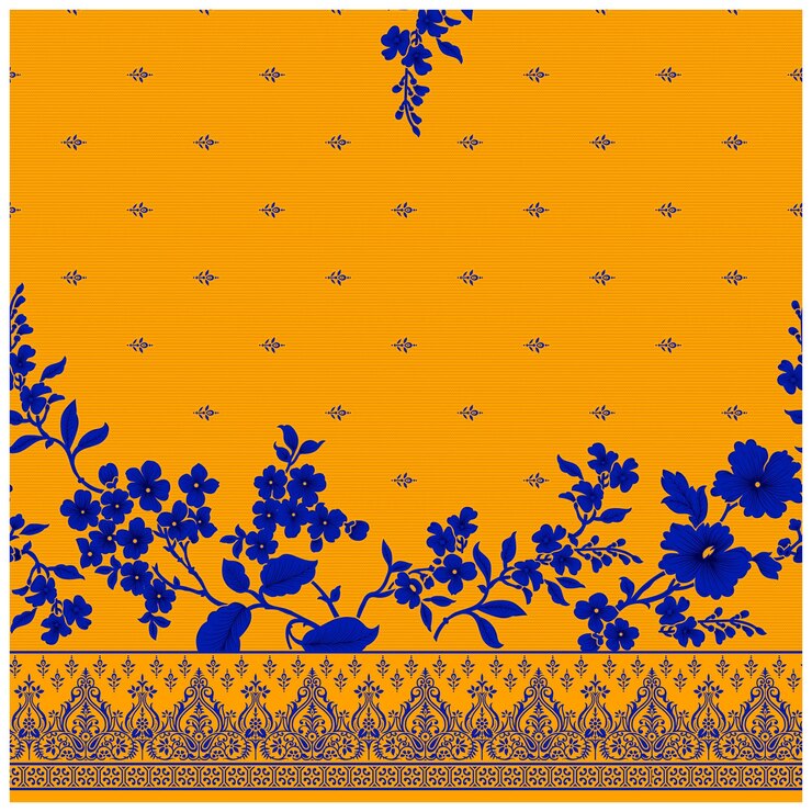 Patrón de diseño digital y textil.