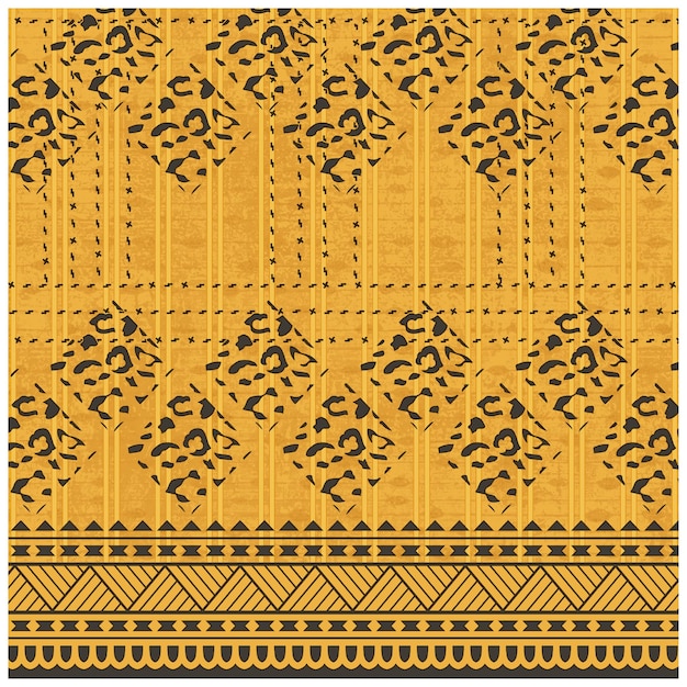 Patrón de diseño digital y textil.