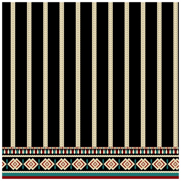 Patrón de diseño digital y textil.