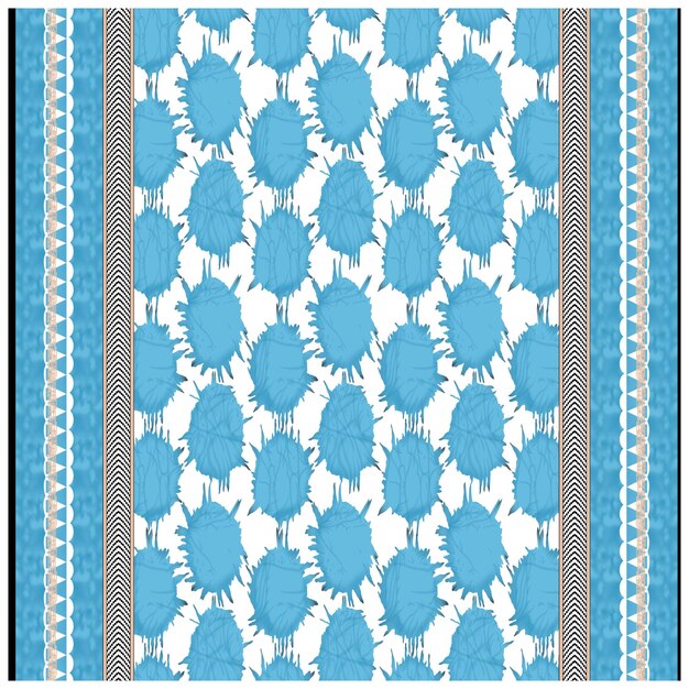 Patrón de diseño digital y textil.