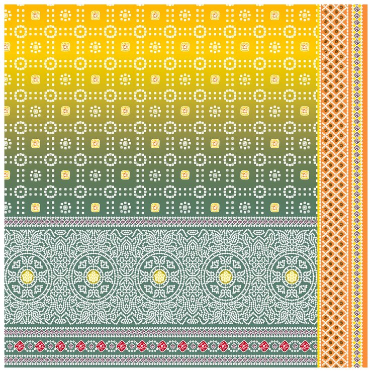 Patrón de diseño digital y textil.