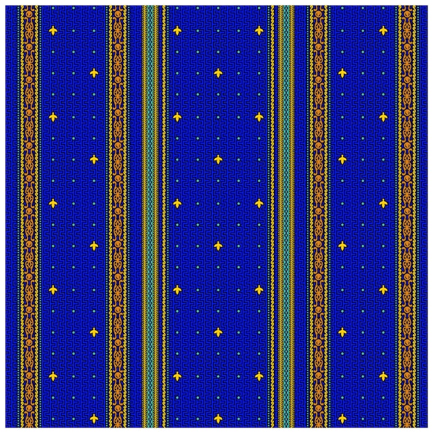 Patrón de diseño digital y textil.