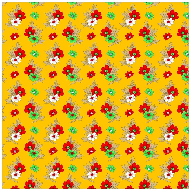 Patrón de diseño digital y textil.