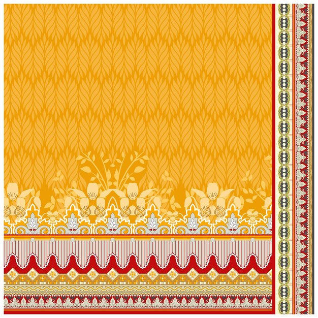 Patrón de diseño digital y textil.