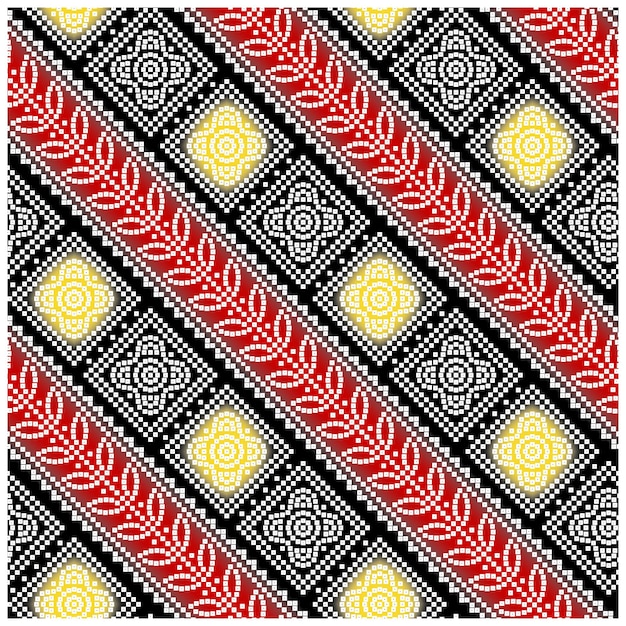 Patrón de diseño digital y textil.