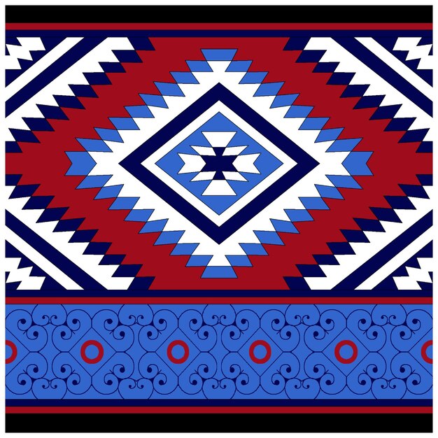 Patrón de diseño digital y textil.