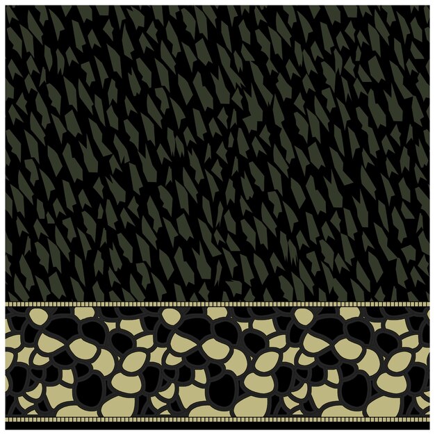 Patrón de diseño digital y textil.
