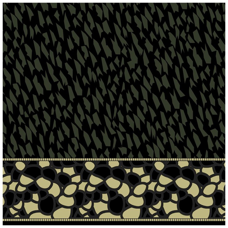 Patrón de diseño digital y textil.