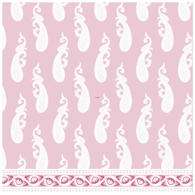 Patrón de diseño digital y textil.