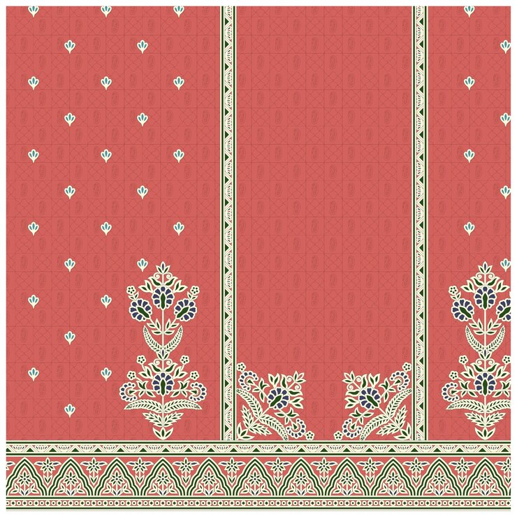 Patrón de diseño digital y textil.