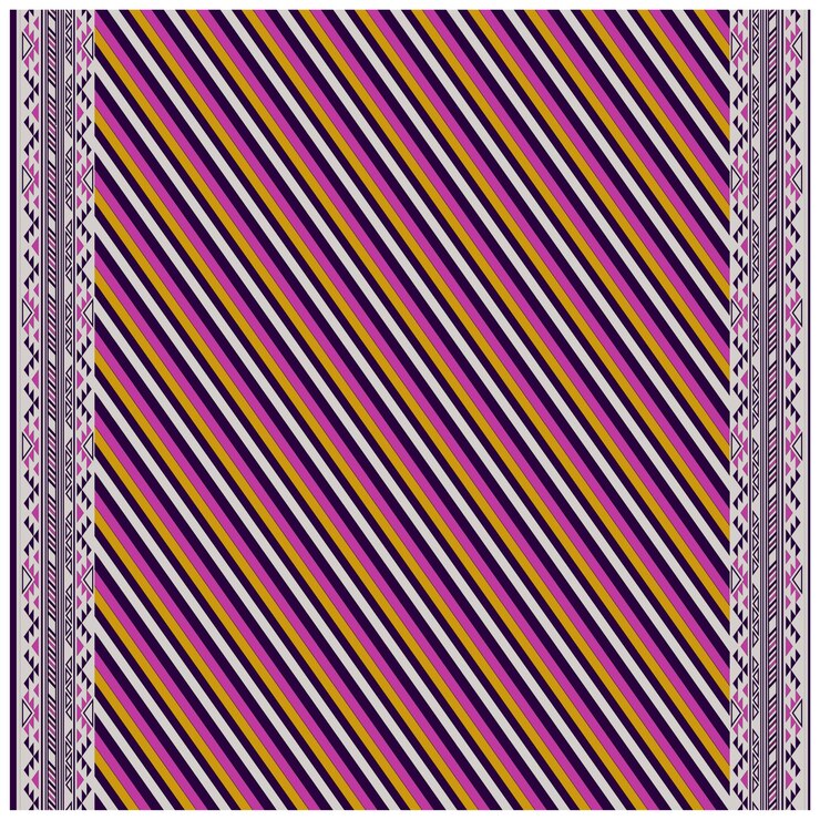 Patrón de diseño digital y textil.