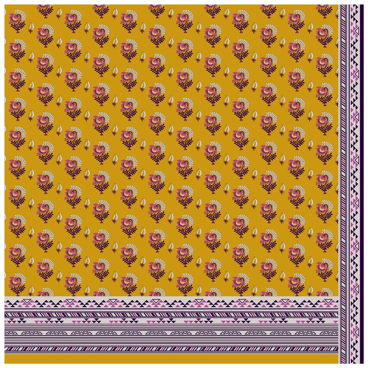 Patrón de diseño digital y textil.