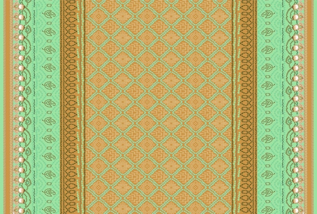 Patrón de diseño digital y textil.