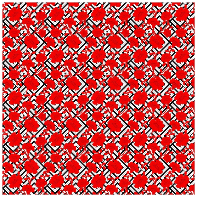 Patrón de diseño digital y textil.