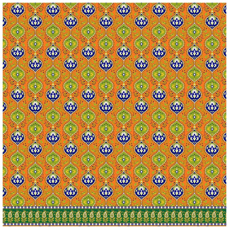 Patrón de diseño digital y textil.