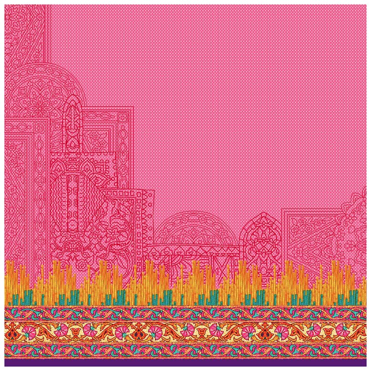 Patrón de diseño digital y textil.