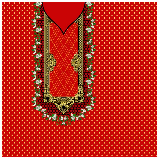 Patrón de diseño digital y textil.