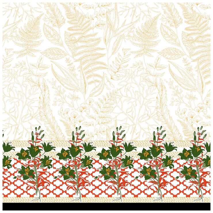 Patrón de diseño digital y textil.