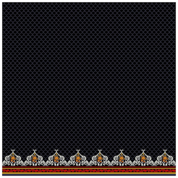 Patrón de diseño digital y textil.