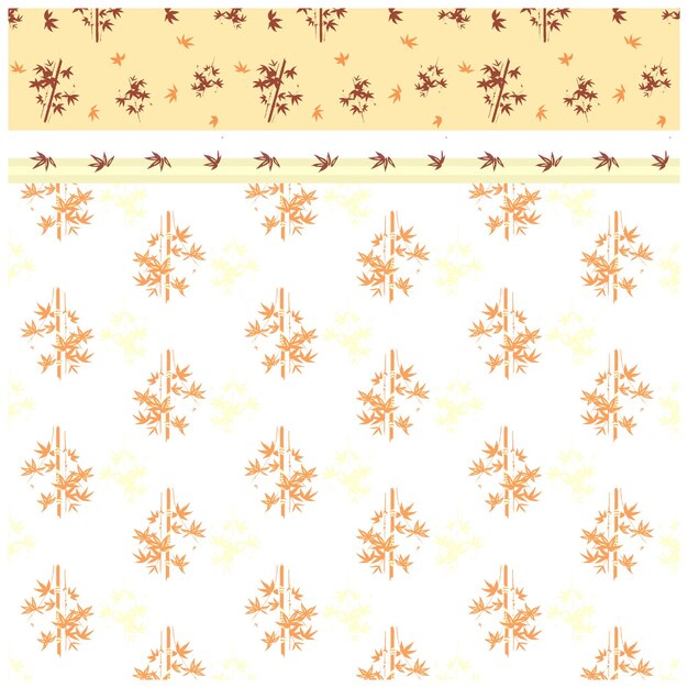Patrón de diseño digital y textil.