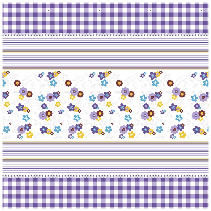 Patrón de diseño digital y textil.