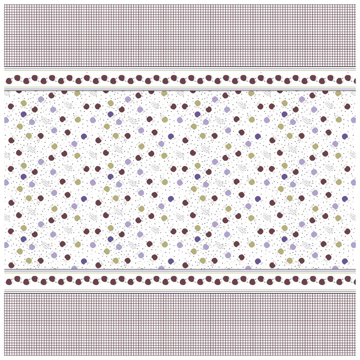 Patrón de diseño digital y textil.