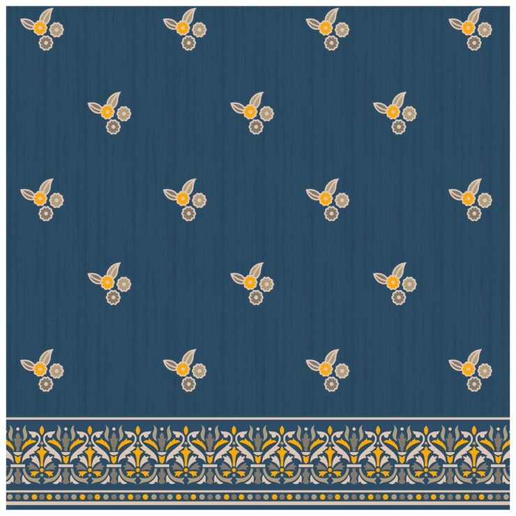 Patrón de diseño digital y textil.
