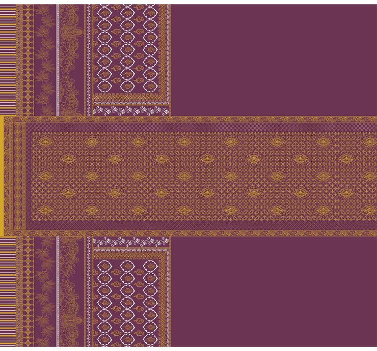 Patrón de diseño digital y textil.