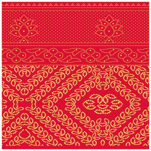 Patrón de diseño digital y textil.