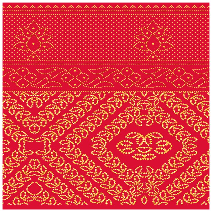 Patrón de diseño digital y textil.