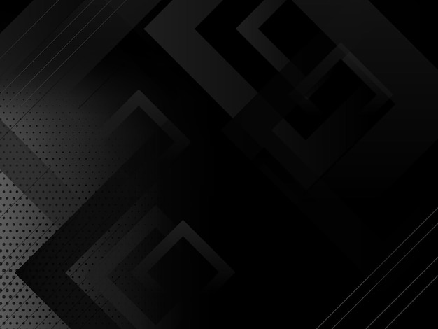 Patrón de diseño elegent de fondo abstracto negro geométrico oscuro