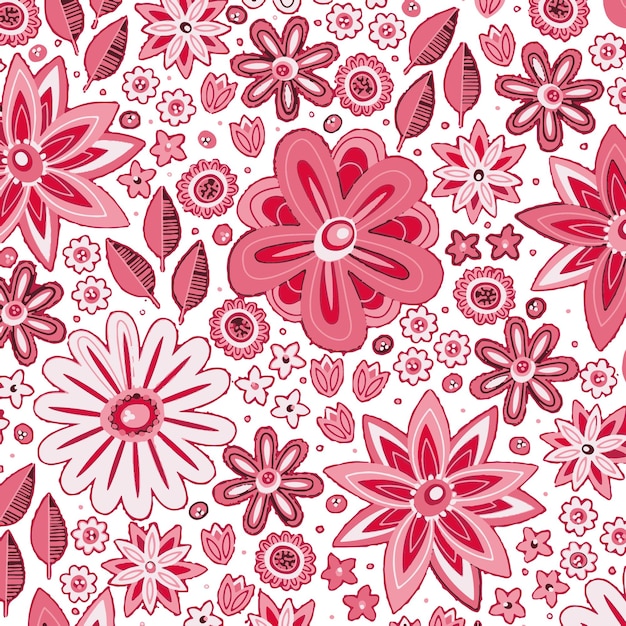 patrón diseño floral tela ilustración de primavera