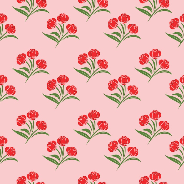 patrón de diseño de flores coloridas