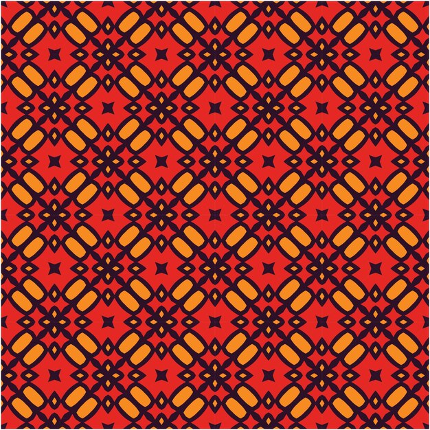 Patrón de diseño de fondo estilo de motivo étnico