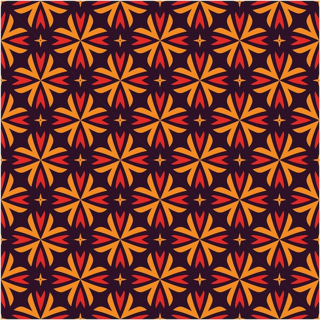 Patrón de diseño de fondo estilo de motivo étnico